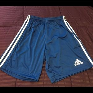 Dark Blue Adidas Athletic Shorts